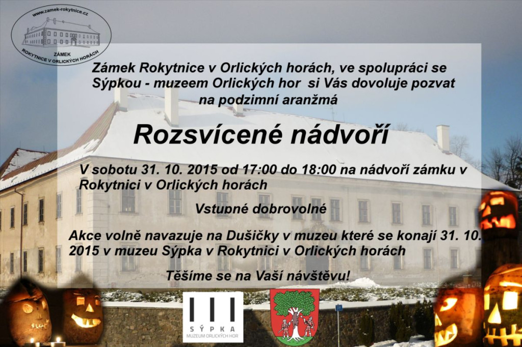 Rozsvícené nádvoří